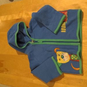 Quilted Hanna Andersson Zip Up Hoodie